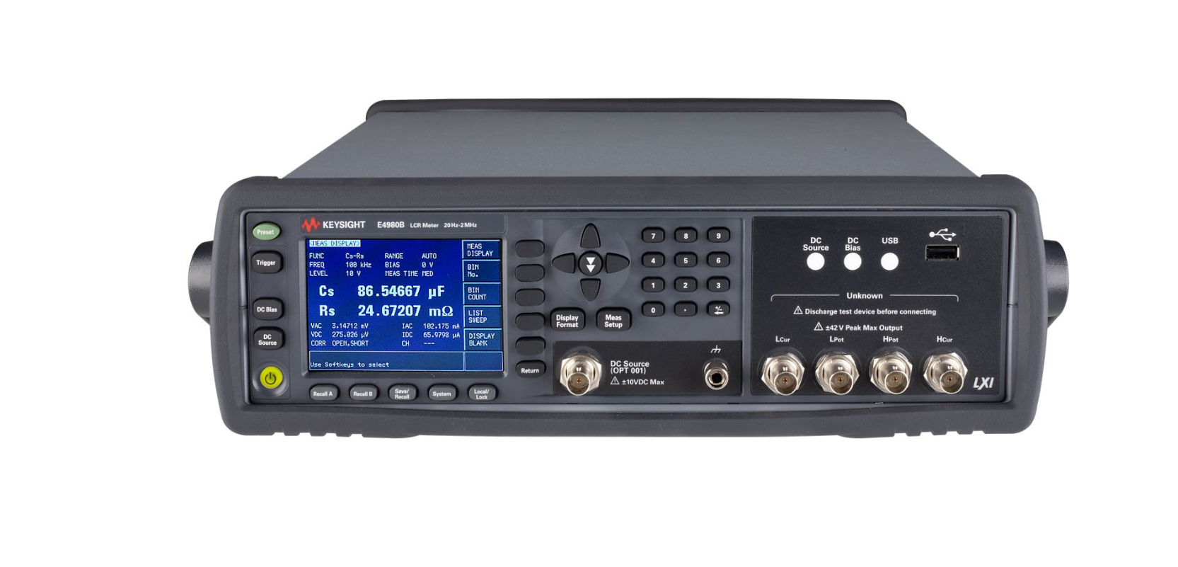 KEYSIGHT是德科技E4980B 精密 LCR 仪表,20 Hz 至 2 MHz